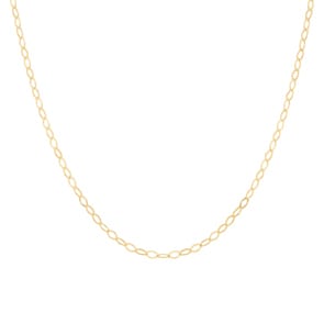 2.5mm Ankerkette oval 750/18 K Gelbgold