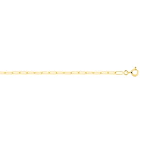 2.6mm Langankerarmband 375/9 K Gelbgold