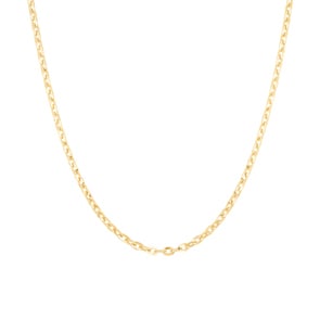 2.8mm Spiegelankerkette 750/18 K Gelbgold
