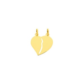 Anhänger 750/18 K Gelbgold 18x16mm, Herz