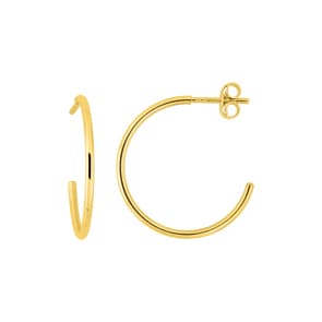 20mm Halbcreolen 375/9 K Gelbgold 1.2mm