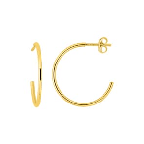 20mm Halbcreolen 750/18 K Gelbgold 1.2mm