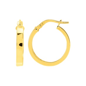 Kreolen 750/18 K Gelbgold 3 x 1.5mm Ø 15mm