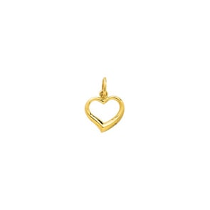 Anhänger 750/18 K Gelbgold 14x14mm, Herz