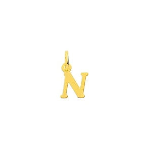 Anhänger 750/18 K Gelbgold, Buchstabe N