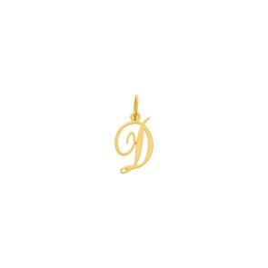 Anhänger 750/18 K Gelbgold, Buchstabe D