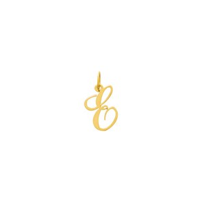 Anhänger 750/18 K Gelbgold, Buchstabe E