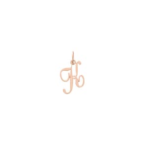 Anhänger 750/18 K Roségold, Buchstabe K