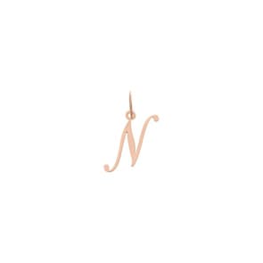 Anhänger 750/18 K Roségold, Buchstabe N
