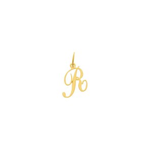 Anhänger 750/18 K Gelbgold, Buchstabe R
