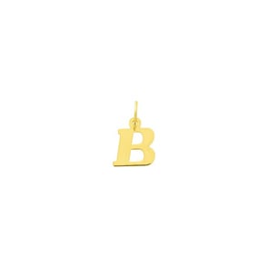 Anhänger 750/18 K Gelbgold, Buchstabe B