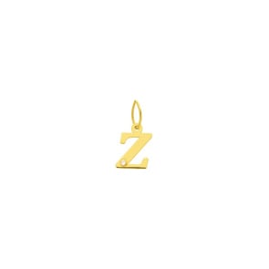 Anhänger 750/18 K Gelbgold mit Diamant 0.01ct., Buchstabe Z