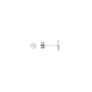 Ohrstecker 750/18 K Weissgold mit Diamanten 0.20ct. H/p1
