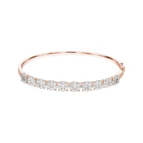 3.00ct Diamond Bangle 750/18 K Rose Gold