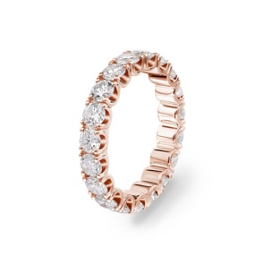 3.00 Karat Diamanten Mémoire Ring 750/18 K Roségold