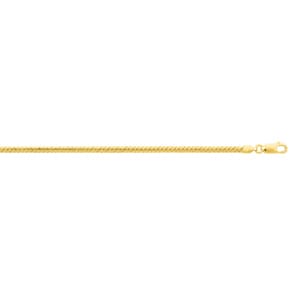 3.0mm Herringbone-Armband 375/9 K Gelbgold halbmassiv