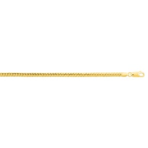 3.5mm Herringbone-Kette 375/9 K Gelbgold halbmassiv