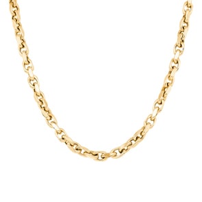 4.4mm Ankerkette 750/18 K Gelbgold halbmassiv