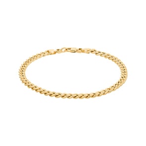 4.5mm Panzerarmband 750/18 K Gelbgold halbmassiv
