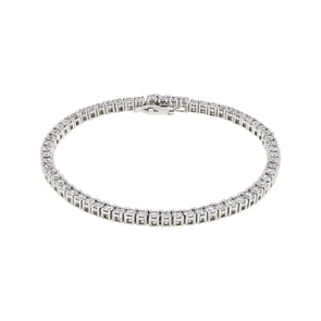 4.79 Karat Diamanten Tennisarmband 750/18 K Weissgold