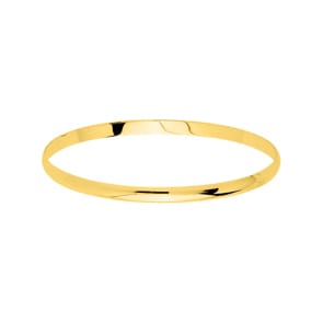 4mm Armreif 375/9 K Gelbgold massiv