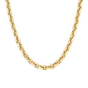 5.4mm Ankerkette 750/18 K Gelbgold halbmassiv