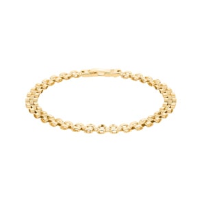 5.7mm Bracelet à maillons or jaune 750/18 ct semi-massif
