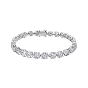 6.00ct Diamond Tennis Bracelet 750/18 K White Gold