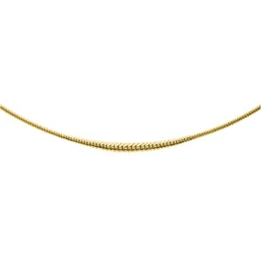 6.0mm Herringbone-Kette 375/9 K Gelbgold halbmassiv