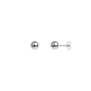 6.0mm Kugelohrstecker 375/9 K Weissgold