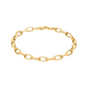 6.2mm Ankerarmband 750/18 K Gelbgold halbmassiv