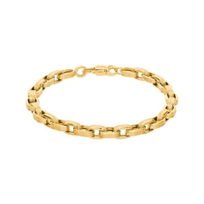 6.7mm Ankerarmband 750/18 K Gelbgold halbmassiv