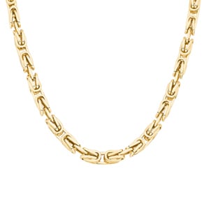 7.0mm Königskette klassisch 750/18 K Gelbgold halbmassiv