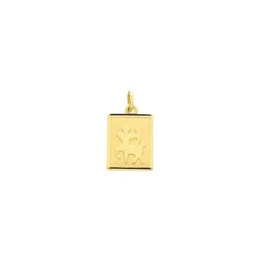 Anhänger 750/18 K Gelbgold 12x15mm, Sternzeichen Schütze