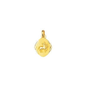 Anhänger 750/18 K Gelbgold 13x15mm, Sternzeichen Schütze