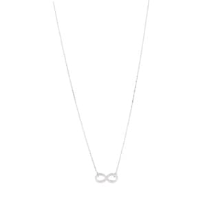 Collier or gris 750/18 ct 42cm, Infinity