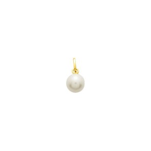 Anhänger 750/18 K Gelbgold mit Süsswasserzuchtperle Ø 7mm