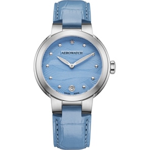 Aerowatch Harmonie Lady Quartz Blau 35mm