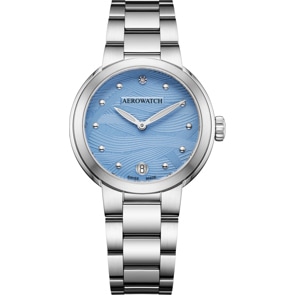 Aerowatch Harmonie Lady Quartz Blau 35mm
