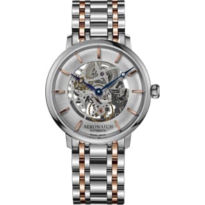 Aerowatch Héritage Slim Automatic Skeleton Bicolore
