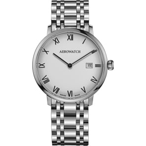 Aerowatch Héritage Slim en acier inoxydable