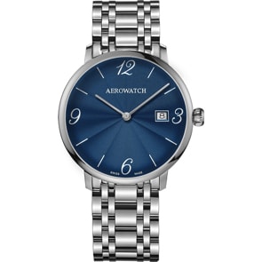 Aerowatch Héritage Slim en acier inoxydable