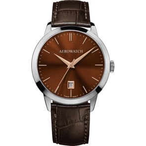 Aerowatch Les Grandes Classiques Brown