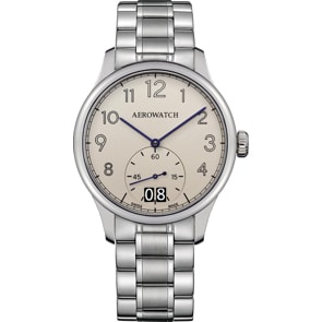 Aerowatch Renaissance Big Date Edelstahl
