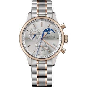 Aerowatch Renaissance Chrono Moon Phase Bicolor