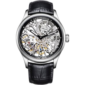 Aerowatch Renaissance Cobweb Skeleton Silbrig / Schwarz