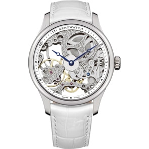 Aerowatch Renaissance Skeleton Lady Blanc