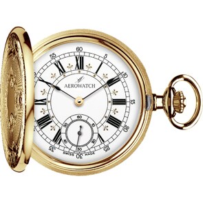 Aerowatch Montre de poche Savonnette Mechanical Doré Ø 50mm