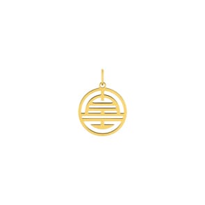 Anhänger 375/9 K Gelbgold 16mm