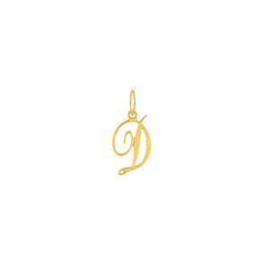 Anhänger 375/9 K Gelbgold Buchstabe D